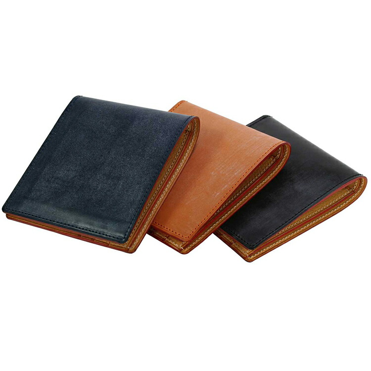 楽天市場】【GANZO】 ガンゾ THIN BRIDLE シンブライドル ニつ折り財布