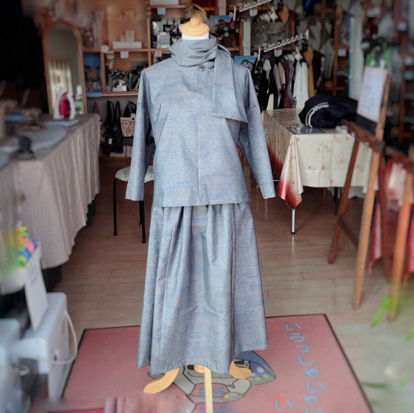 楽天市場】着物 リメイク 大島紬セットアップレディースセットアップ