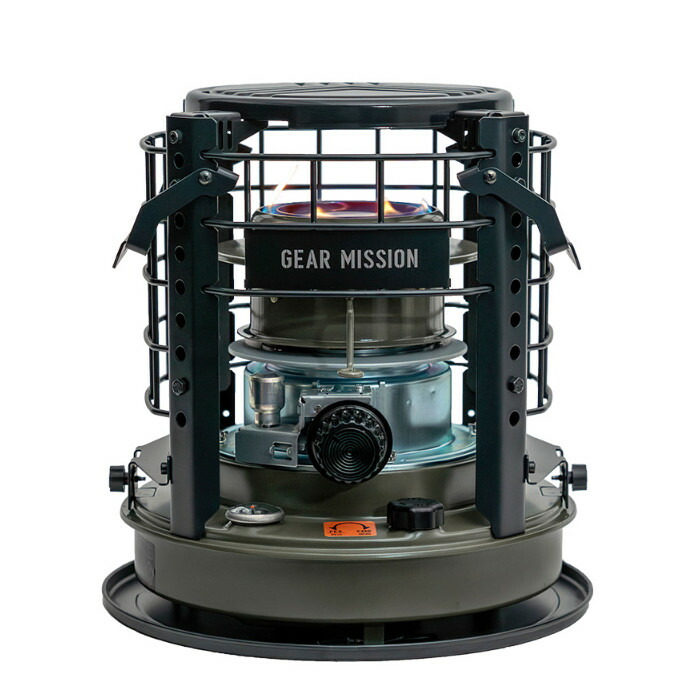 楽天市場】トヨトミ GEAR MISSION 煮炊き暖房用石油こんろ K3-GM1-G