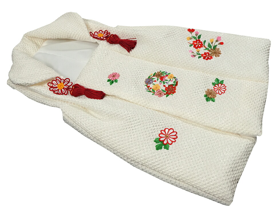 楽天市場】七五三 着物 女児三歳用 被布コート 正絹 絞り 新品ht325