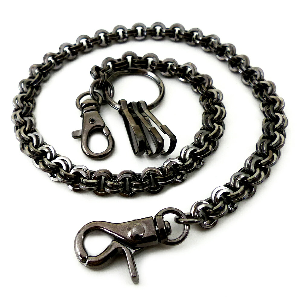 楽天市場】ウォレットチェーン ブラックcr トリプル トリプレット 真鍮