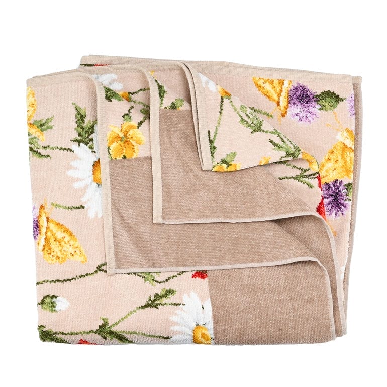 楽天市場】フェイラー FEILER バスタオル 150cm×75cm Daisy Field Blue