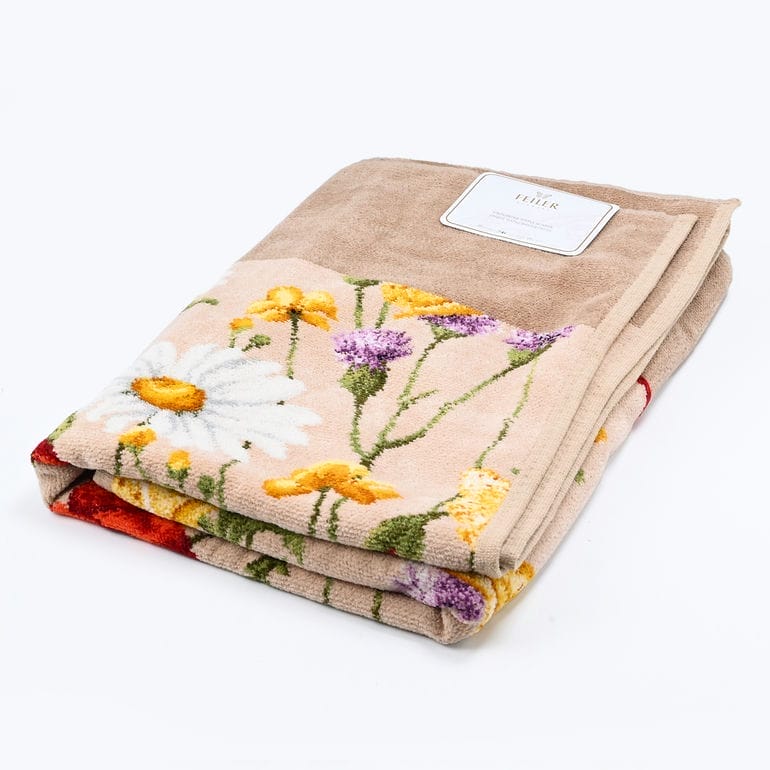 楽天市場】フェイラー FEILER バスタオル 150cm×75cm Daisy Field Blue