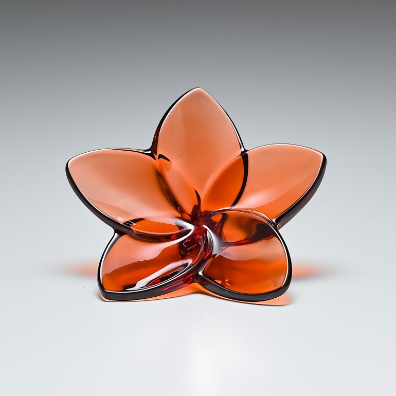 楽天市場】バカラ クリスタルフィギュア ブルーム マホガニー 9cm