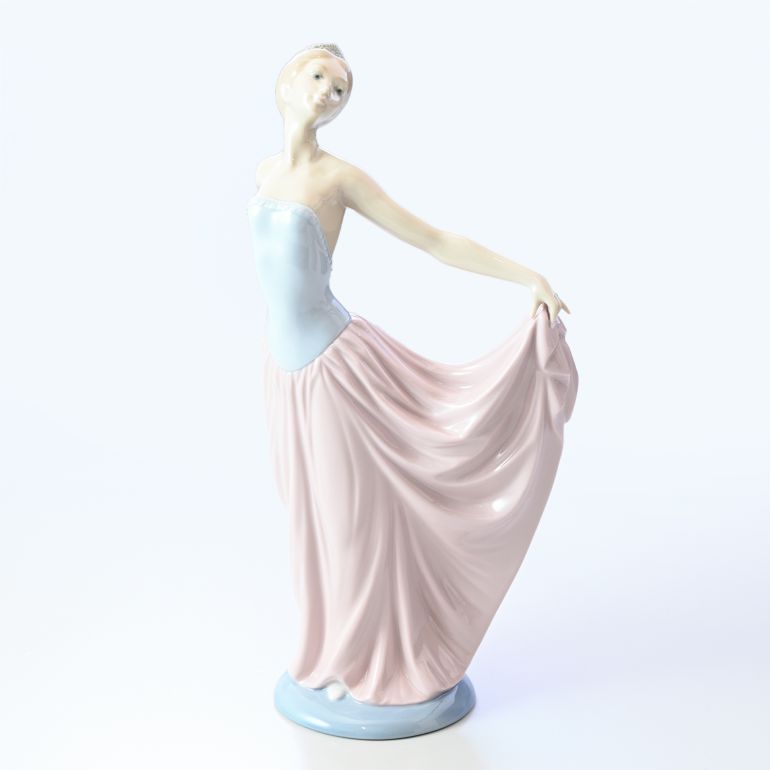 リヤドロ 陶器人形 「リトルバイオレット」スペイン No8043 完品 美品