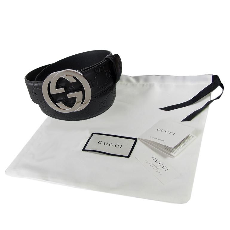 楽天市場】グッチ GUCCI ベルト GGレザー グッチシマ インター