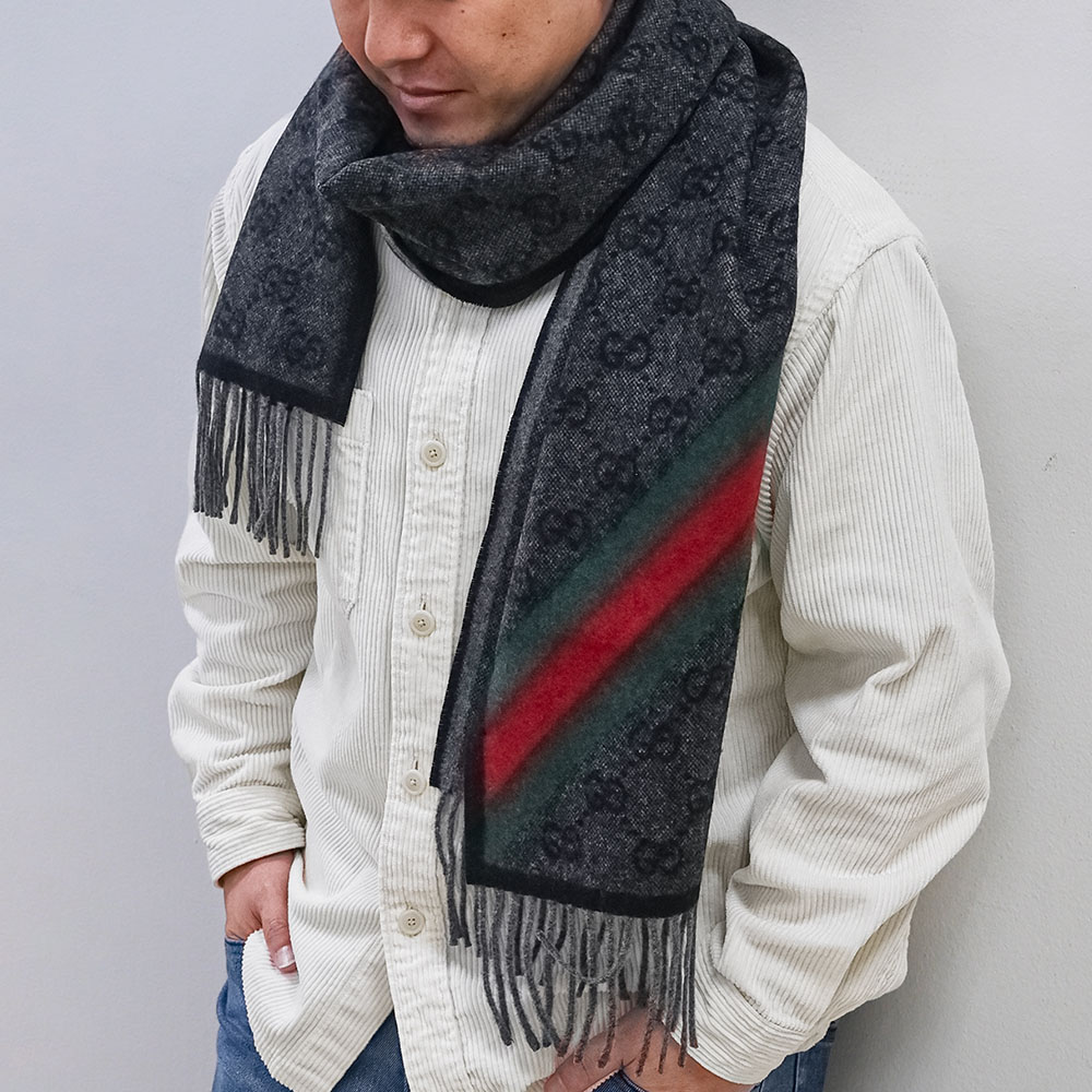 楽天市場】【刺しゅう可有料】 グッチ GUCCI マフラー メンズ