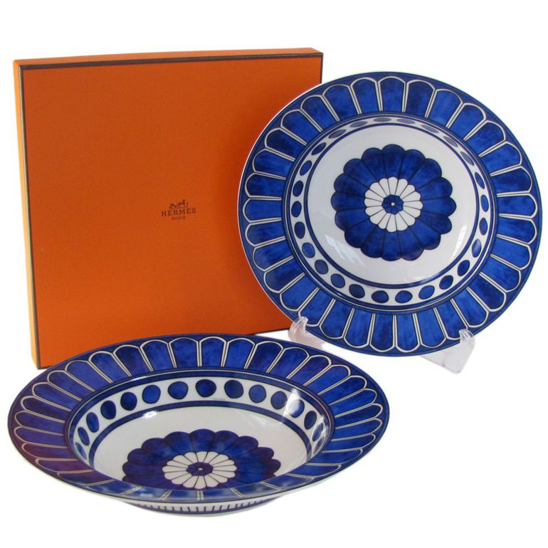 楽天市場】エルメス HERMES ブルーダイユール 030014P2 24cm パスタ