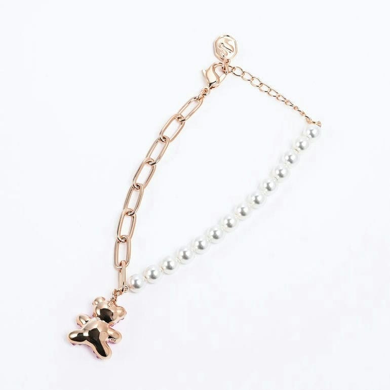 楽天市場】スワロフスキー SWAROVSKI ブレスレット Teddy ピンク