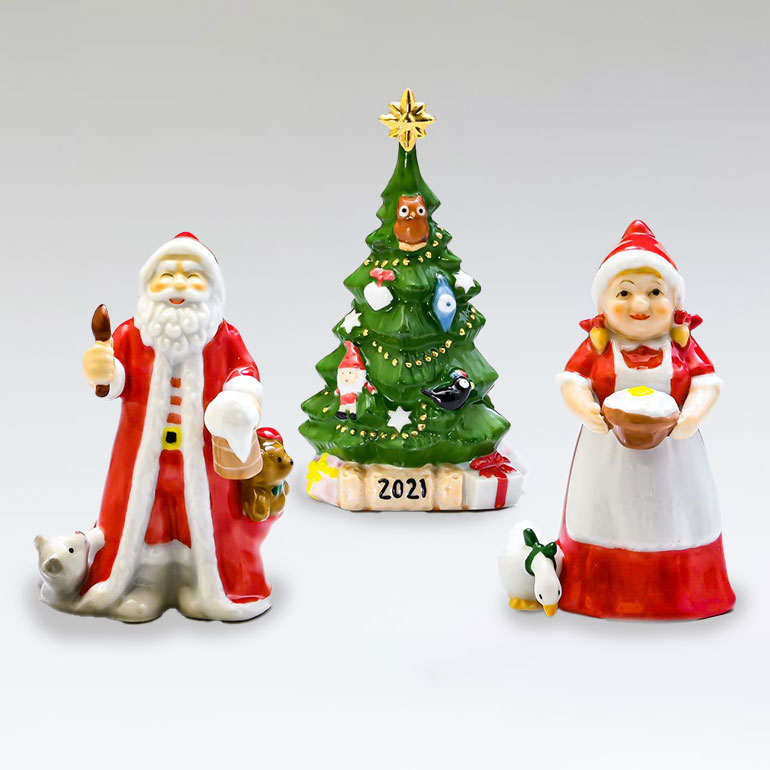 楽天市場】ロイヤルコペンハーゲン 2021年度限定 フィギュア サンタ 3