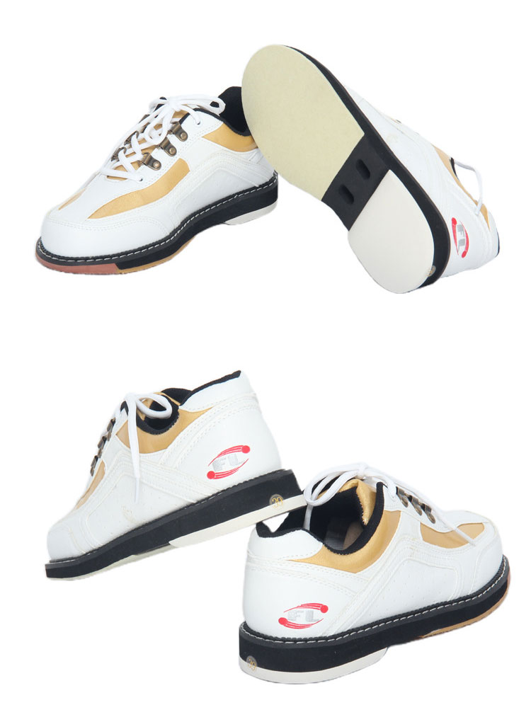 楽天市場】ボウリングシューズ ボウリング用品 ホワイト ゴールド 男女