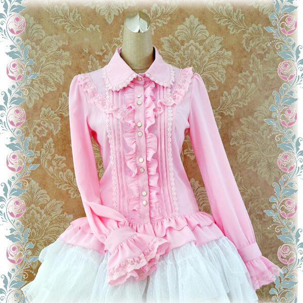 楽天市場】ブラウス ロリータ 長袖 秋 春 レディース アンティーク