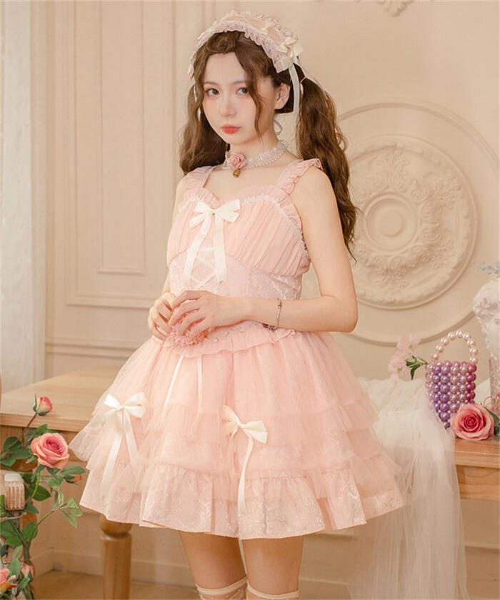 楽天市場】ロリータ ワンピース ジャンパースカート 甘ロリ ギャル