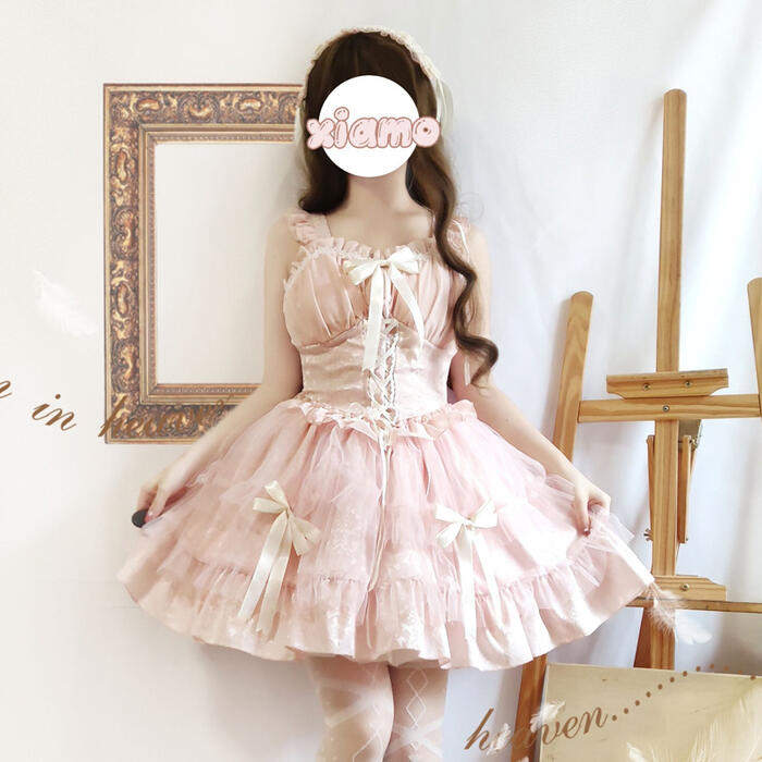 楽天市場】ロリータ ワンピース ジャンパースカート 甘ロリ ギャル