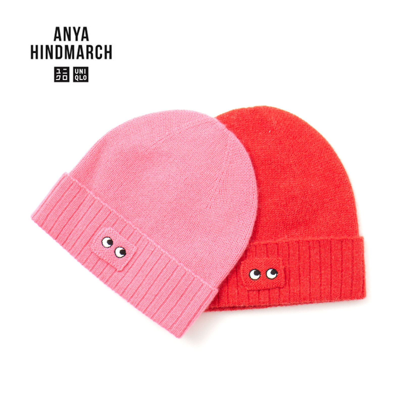 楽天市場】ユニクロ × アニヤ・ハインドマーチ カシミヤニットビーニー