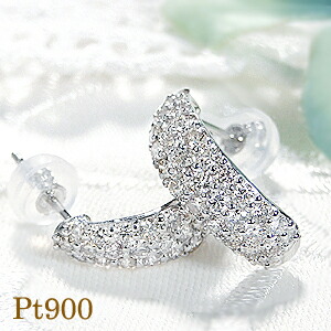楽天市場】Pt900/K18YG【1.0ct】ダイヤモンド パヴェ ピアスダイヤ 18