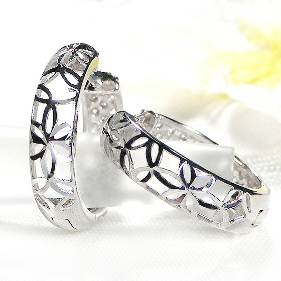 楽天市場】K18YG/WG【0.80ct】ダイヤモンド フープ ピアスダイヤ