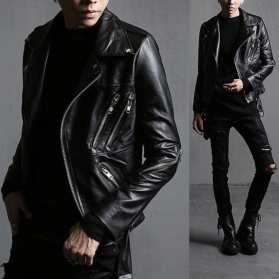 楽天市場】ライダースジャケット メンズ ダブル インポート トリプル