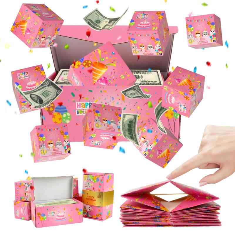 楽天市場】LUCKYBEE サプライズボックス 飛び出す プレゼントボックス