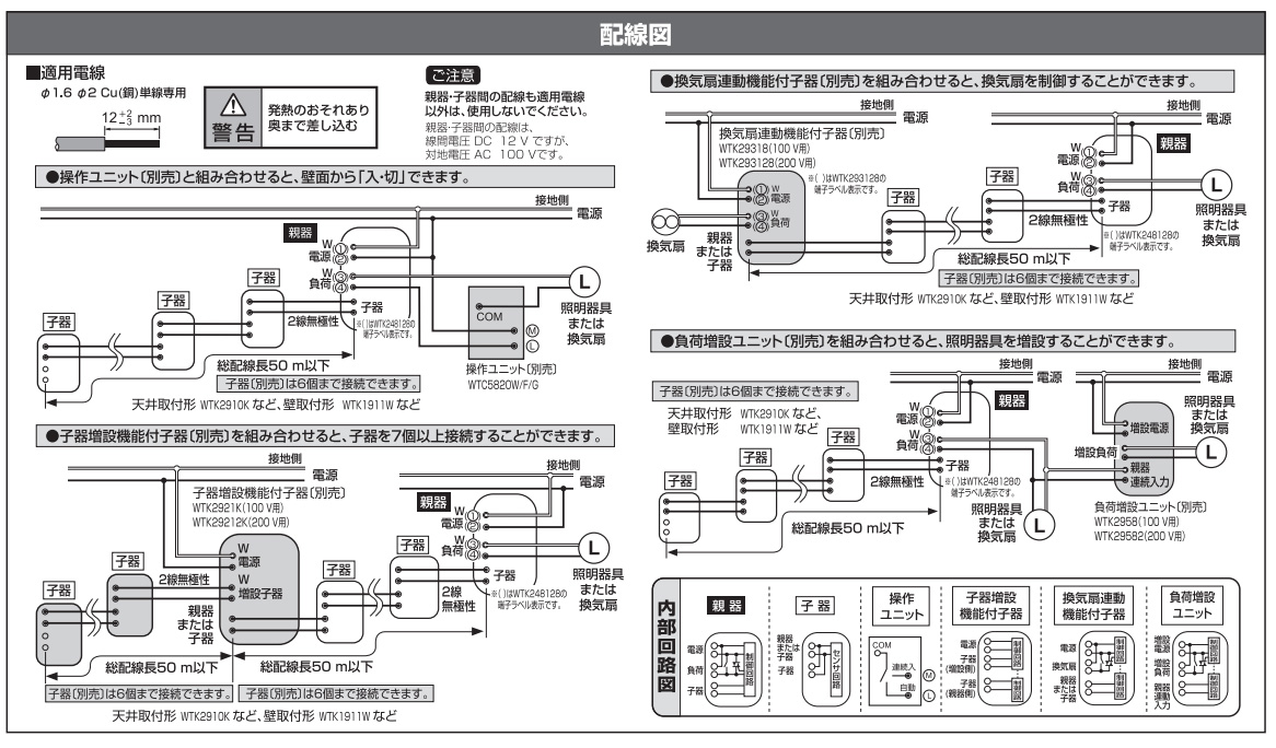 楽天市場】パナソニック 天井取付熱線センサ付自動スイッチ 広角検知形