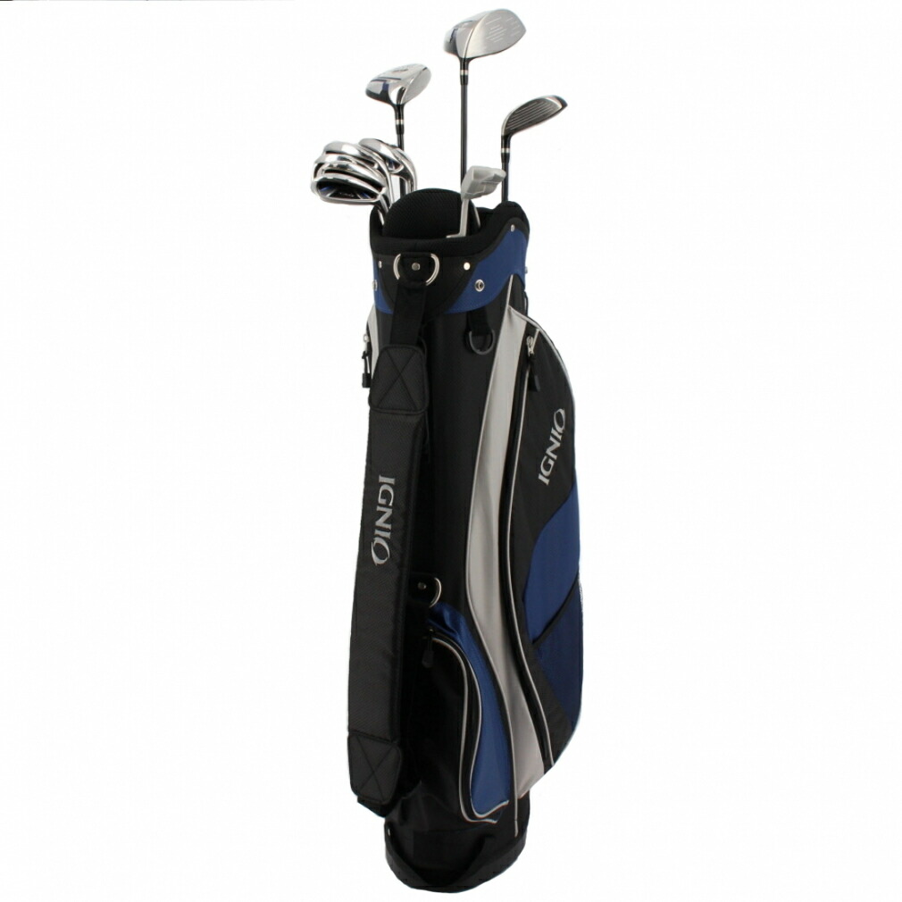 楽天市場】イグニオ クラブセット 9本セット キャディーバッグ付き