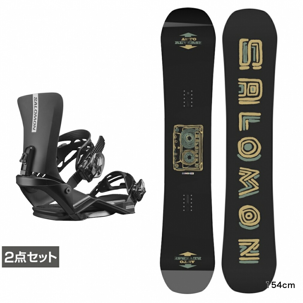 楽天市場】サロモン OWEN ＆ RHYTHM Black 板＋ビンディングセット