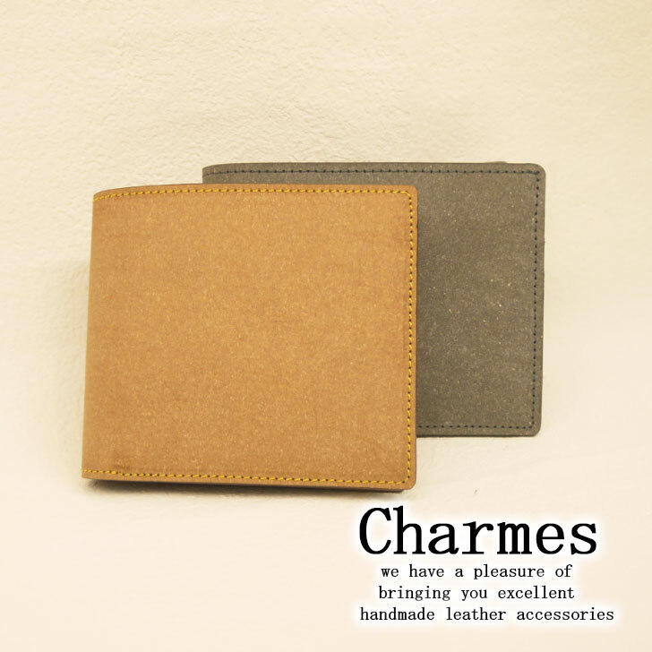 楽天市場】シャルム Charmes リサイクルレザーシリーズ 二つ折り財布
