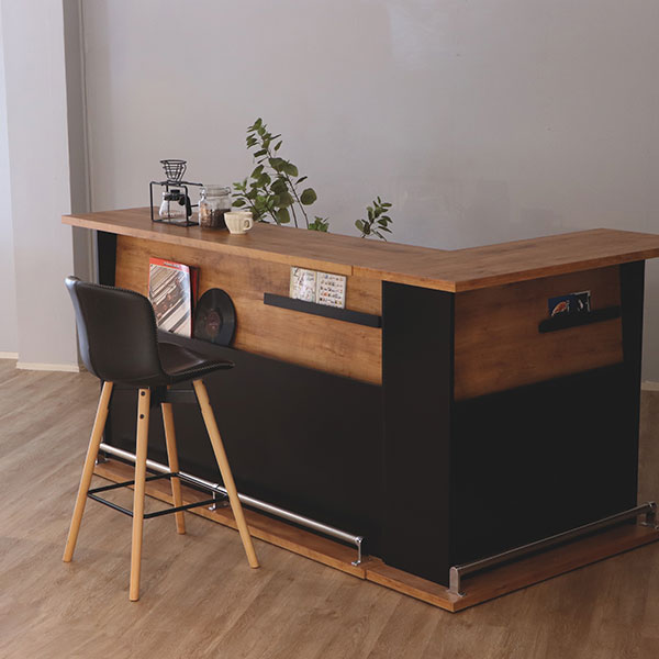 楽天市場】120バーカウンター ネイツ 幅1200mm 奥行445mm 高さ1050mm