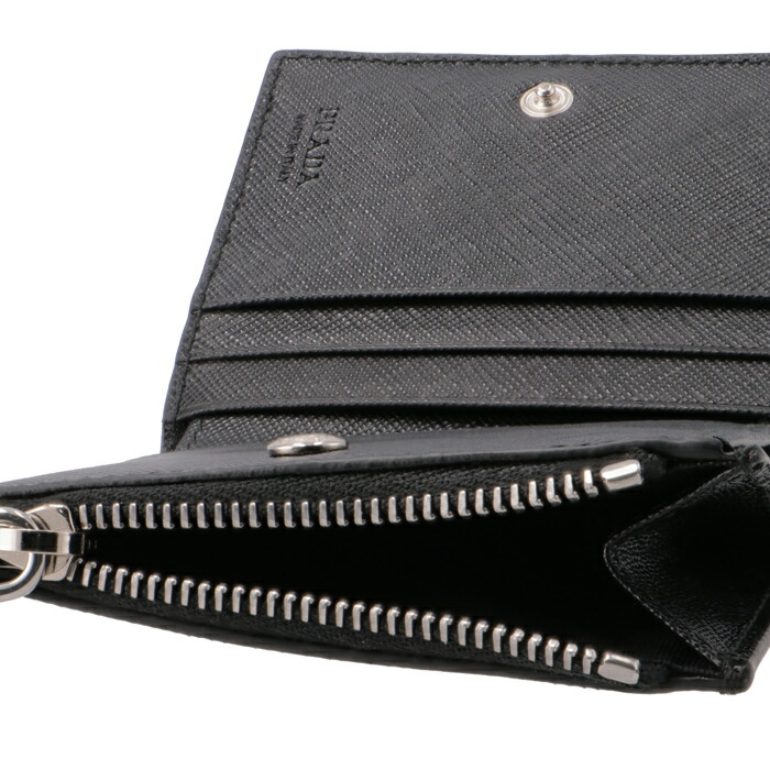 楽天市場】プラダ PRADA 財布 二つ折り サフィアーノトライアングル