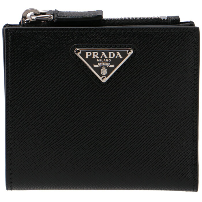 楽天市場】プラダ PRADA 財布 二つ折り サフィアーノトライアングル