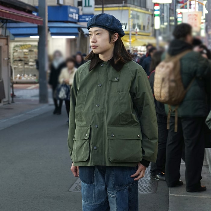 楽天市場】バブアー Barbour ビデイル ピーチスキン コットン ブルゾン