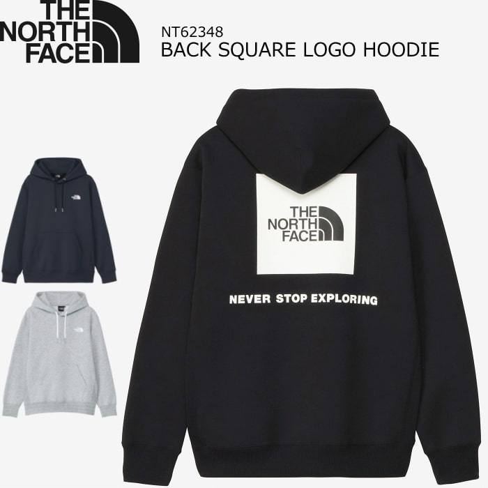 楽天市場】THE NORTH FACE BACK SQUARE LOGO HOODIE ノース フェイス