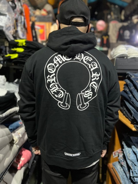 楽天市場】CHROME HEARTSクロムハーツホースシュープルオーバーパーカ