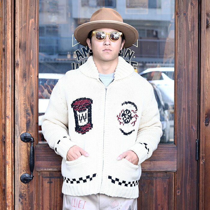 楽天市場】WEIRDO ウィアード / 「FUCK U - COWICHAN / IVORY