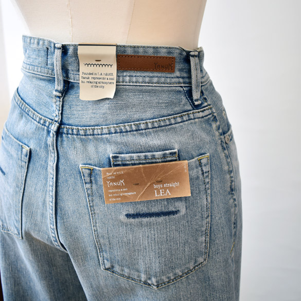 楽天市場】YANUK ヤヌーク Trick Denim ボーイズストレート LEA TVS