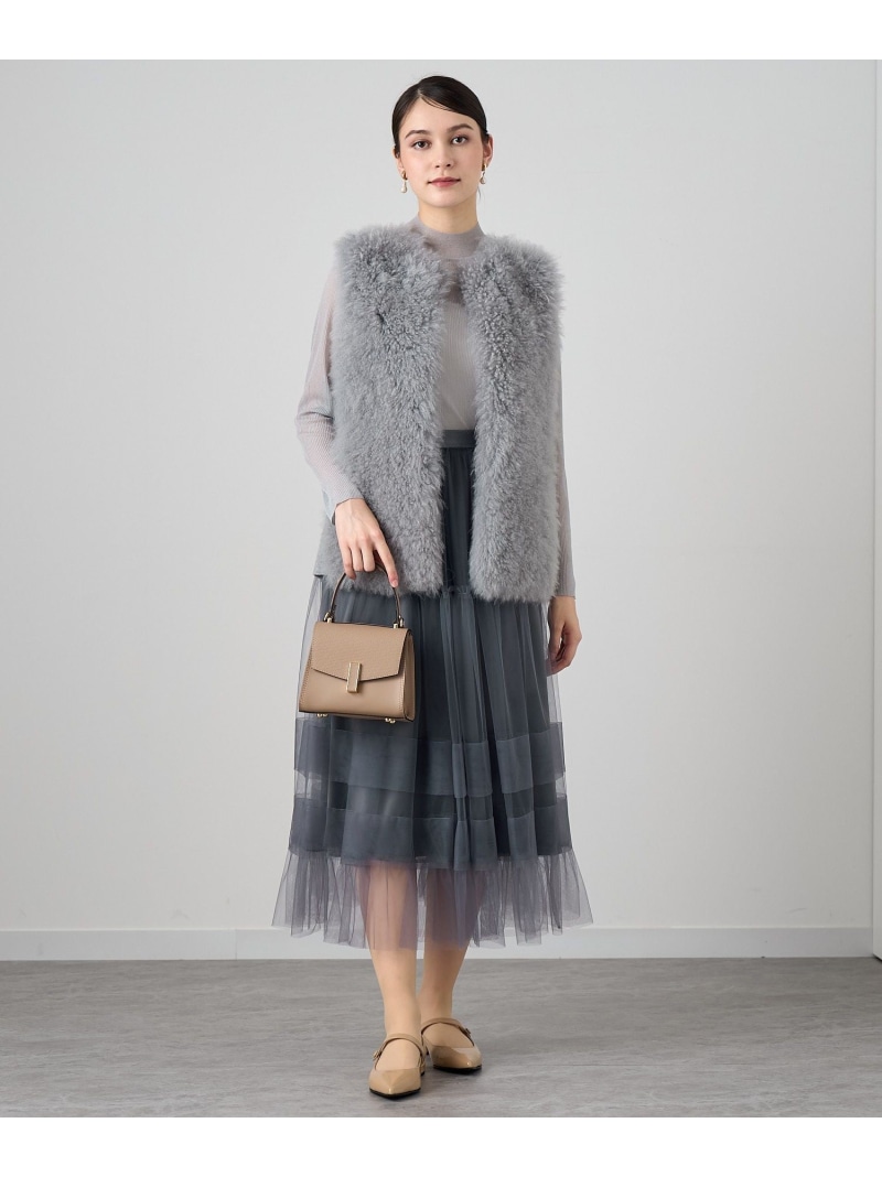 楽天市場】【SALE／50%OFF】カシミヤファーニットコンビジレ ANAYI