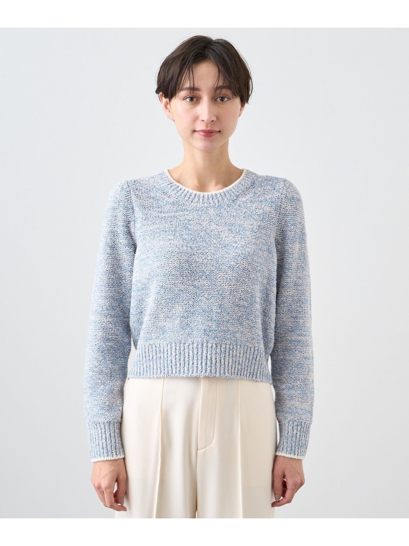 楽天市場】ラメブークレクルーネック プルオーバー ANAYI アナイ