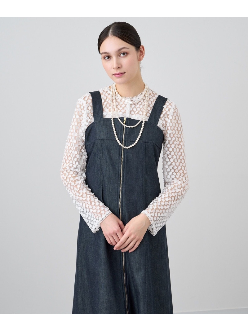 楽天市場】【SALE／50%OFF】デニムライクジャンパードレス ANAYI