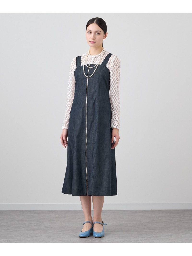 楽天市場】【SALE／50%OFF】デニムライクジャンパードレス ANAYI