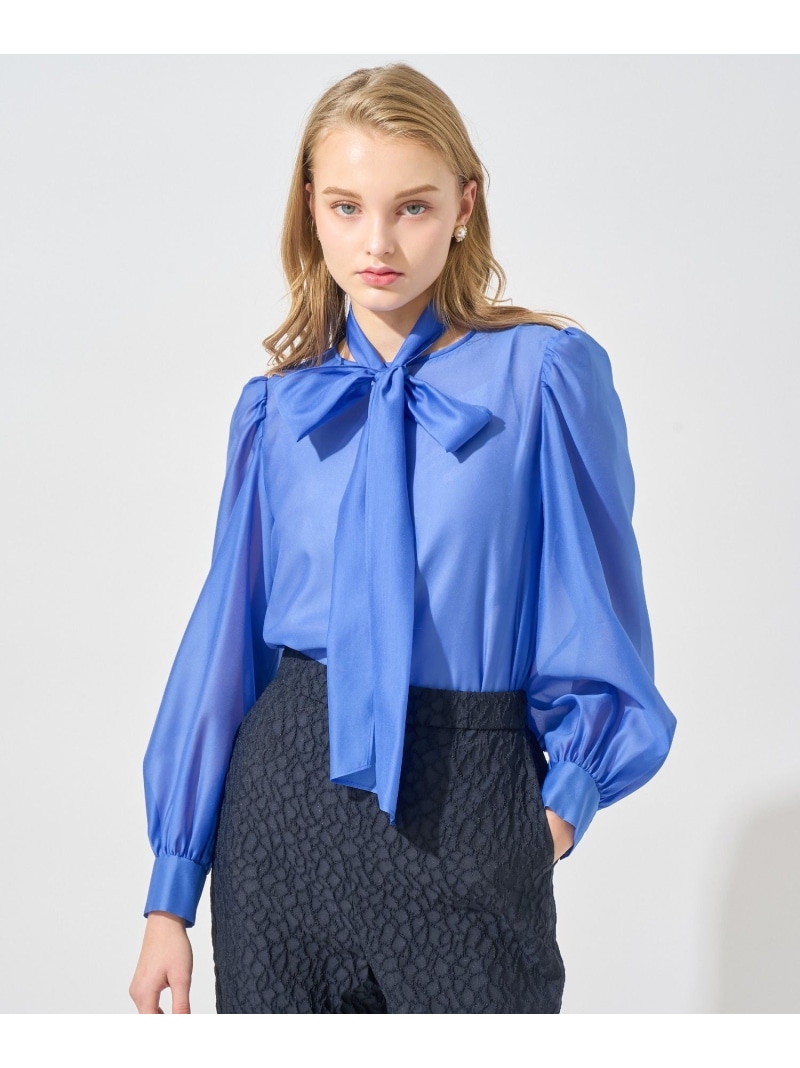 楽天市場】【Eternal Line 2025】シアーオーガンジーボウタイ ブラウス