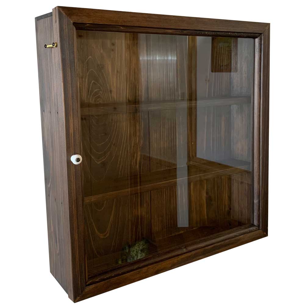 楽天市場】【期間限定10％OFF】壁掛けコレクションケース 透明ガラス扉