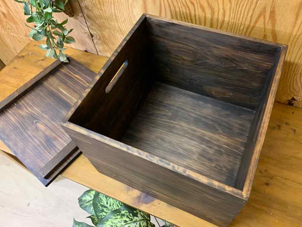 楽天市場】【期間限定10％OFF】木箱 二方桟蓋つき カントリー ウッド