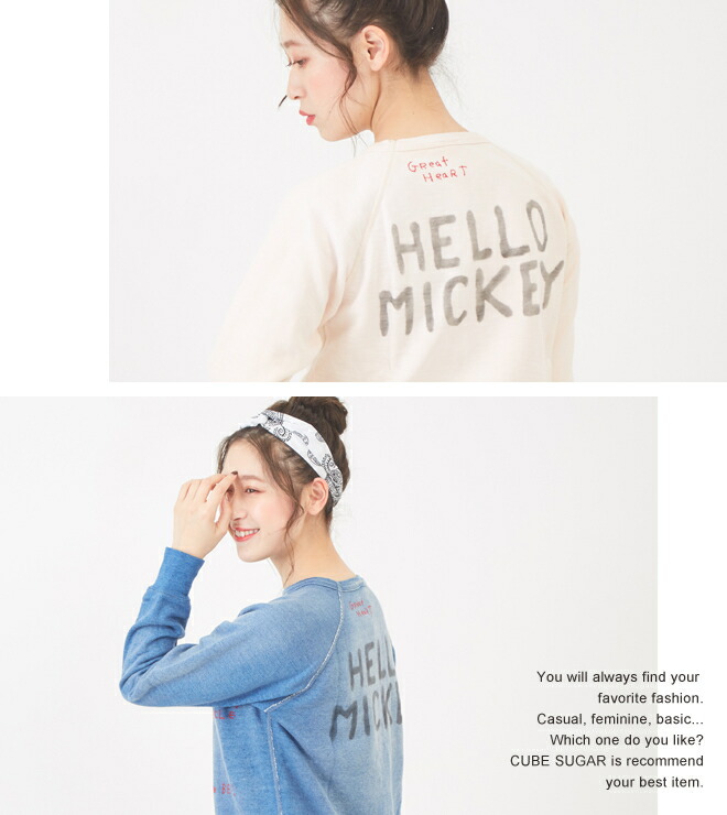 1.4万 新品 DENIM DUNGAREE ミッキー レイヤード カーディガン 1.4万