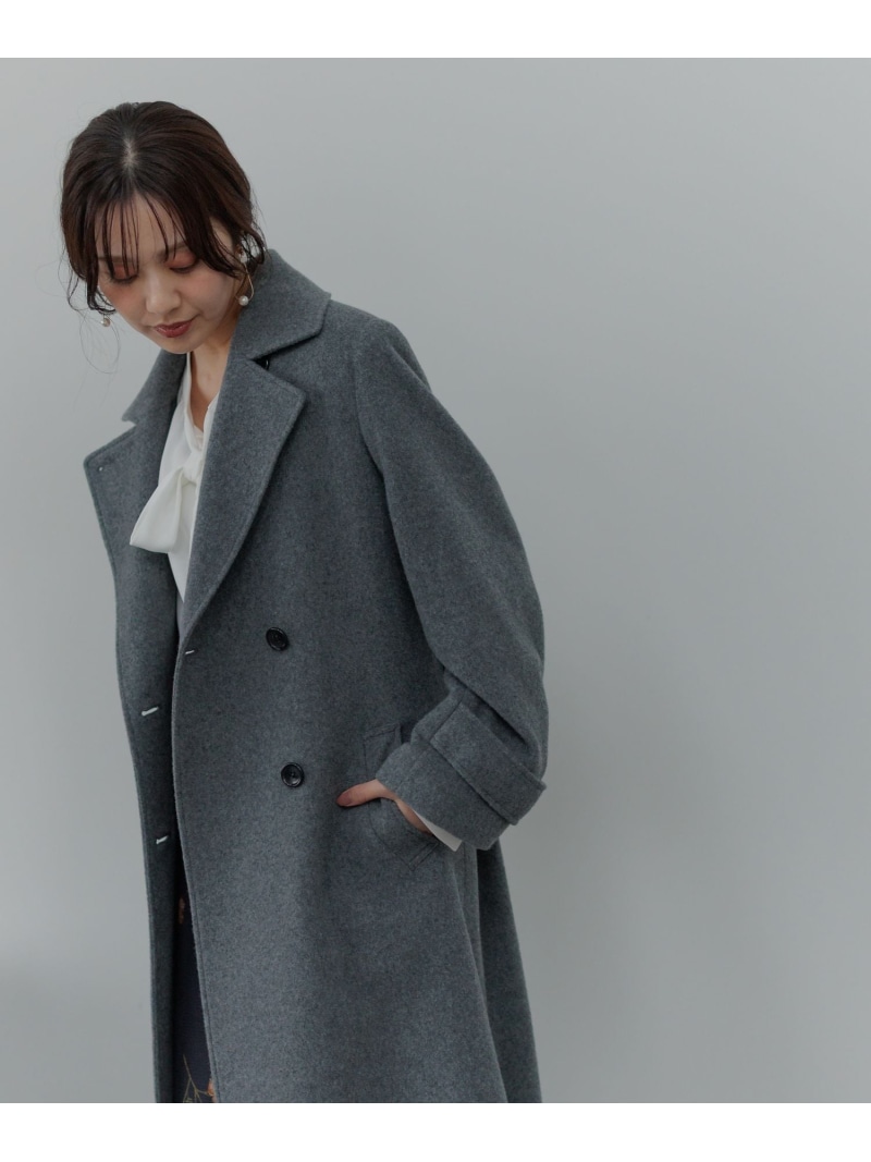 楽天市場】メルトンウールスタンドロングコート Andemiu アンデミュウ