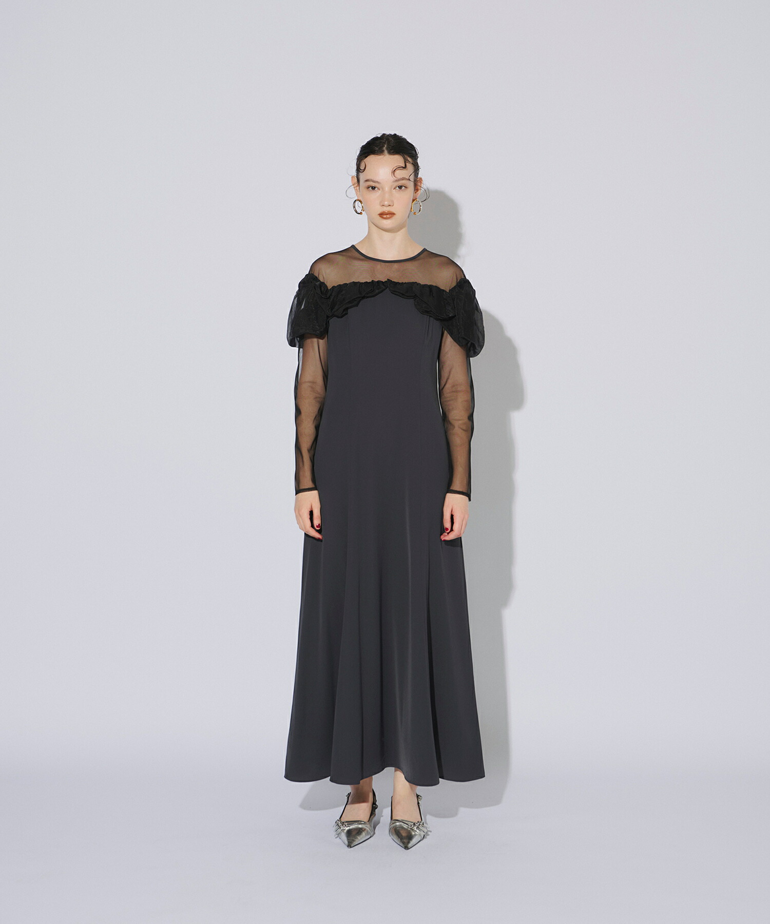 楽天市場】【公式】 ANDRESD アンドレスド 【 frills flare dress