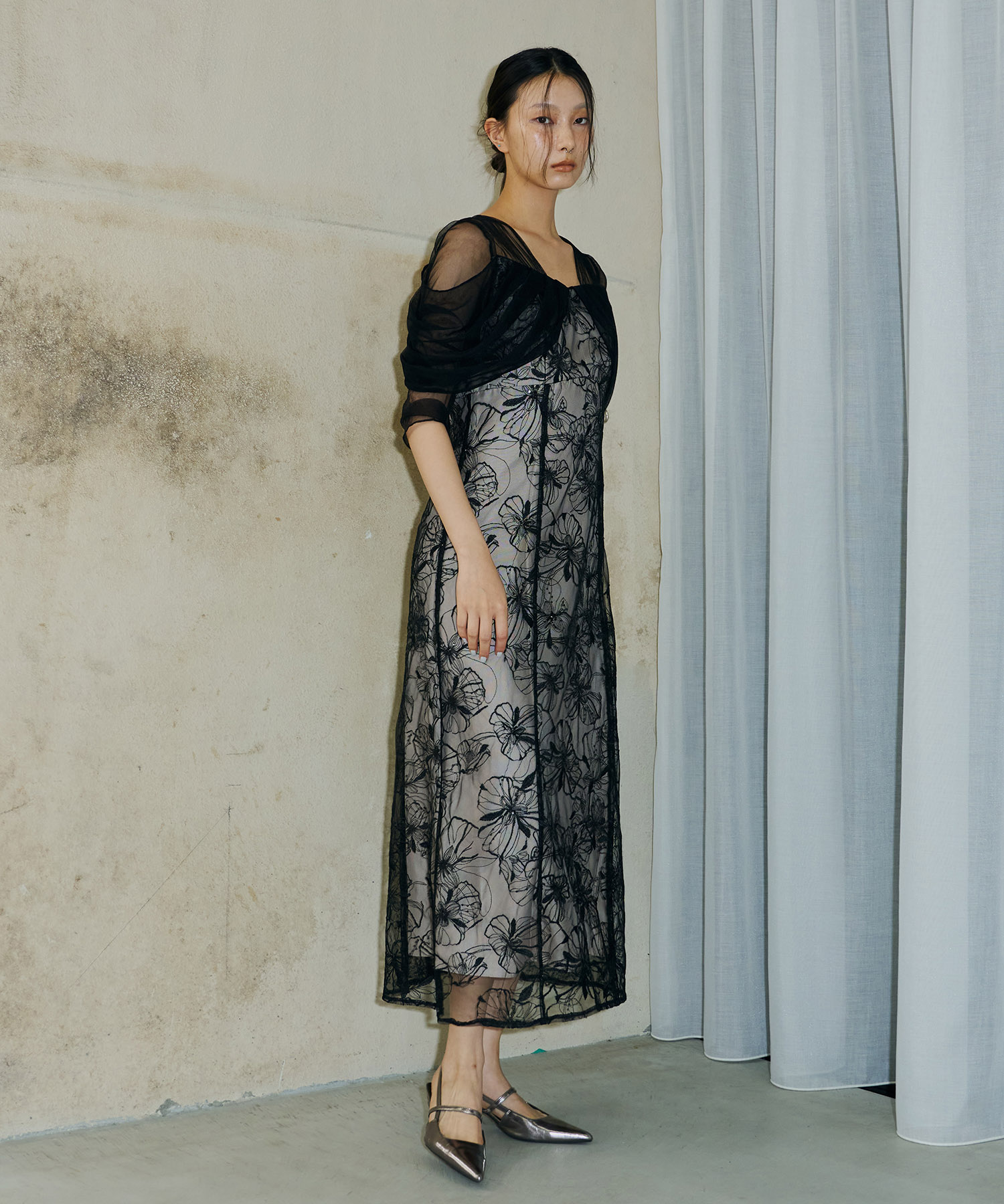 楽天市場】【公式】 ANDRESD アンドレスド 【 tulle drape spangle