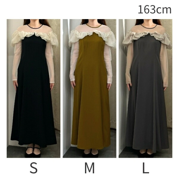 楽天市場】【公式】 ANDRESD アンドレスド 【 frills flare dress