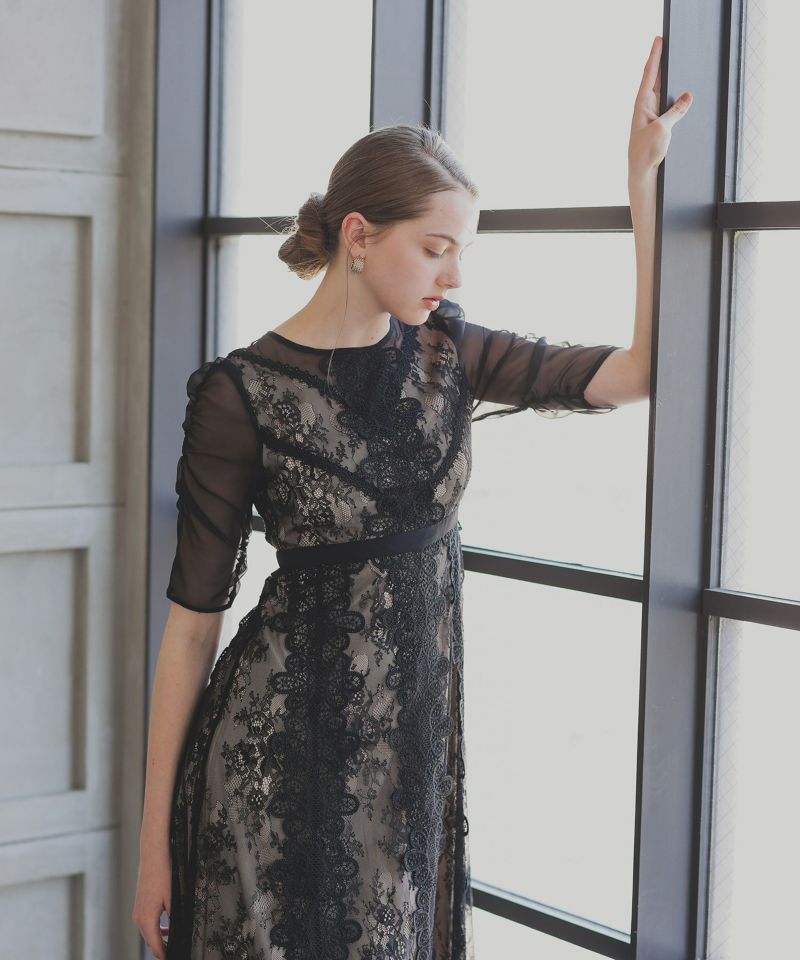 楽天市場】【公式】 ANDRESD アンドレスド 【 puff sleeve motif lace