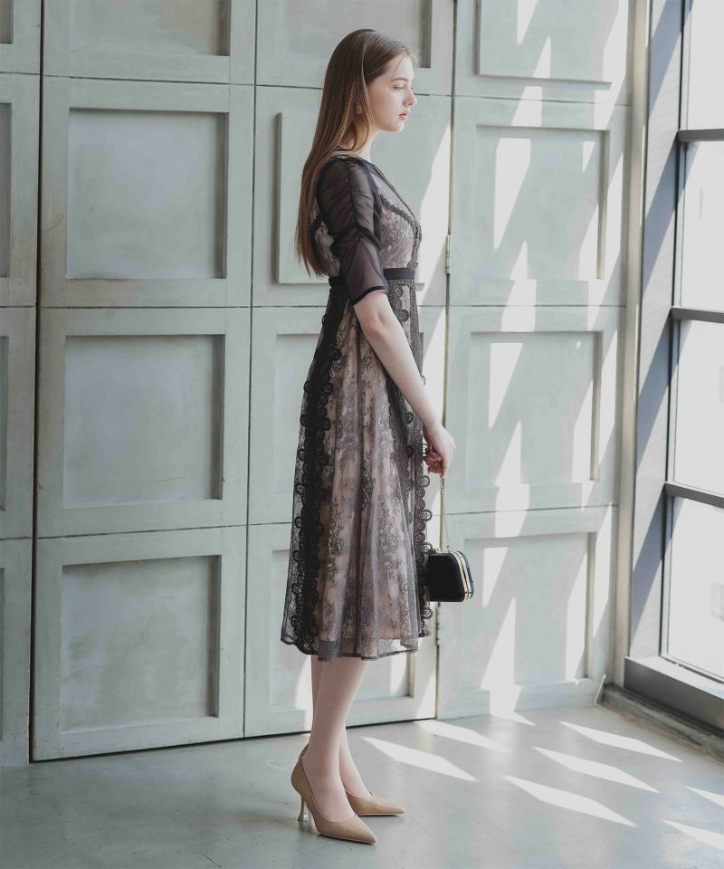 楽天市場】【公式】 ANDRESD アンドレスド 【 puff sleeve motif lace