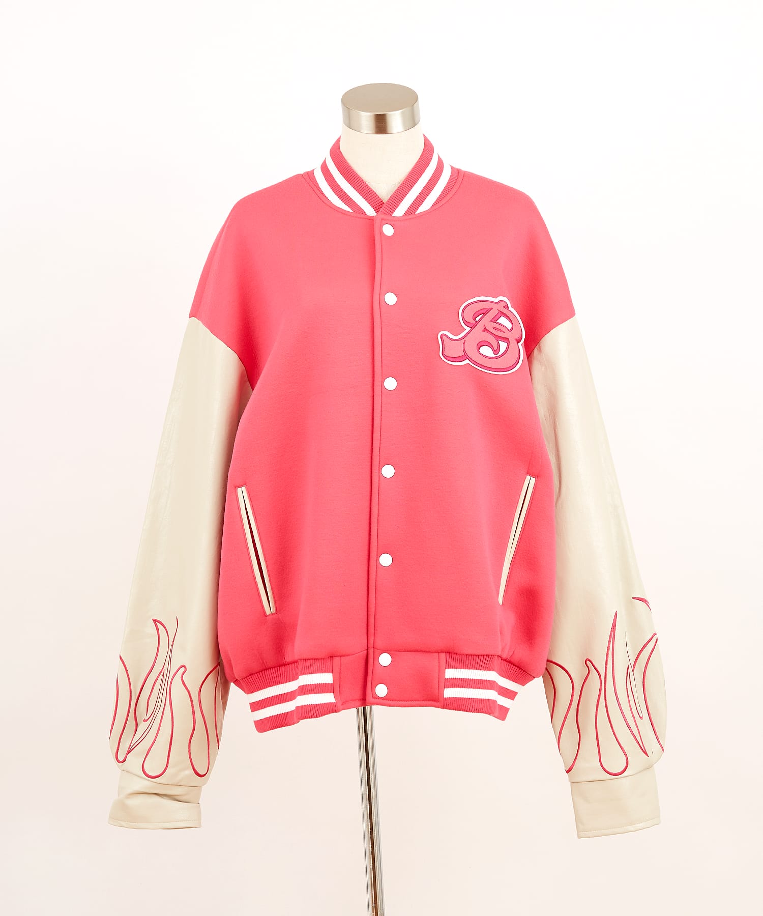 楽天市場】a.p.o.v. フェルトワッペン＆フレイム刺繍アーム合成皮革